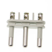 Italy 3 Pins IMQ  power plug insert  with  SCREWS